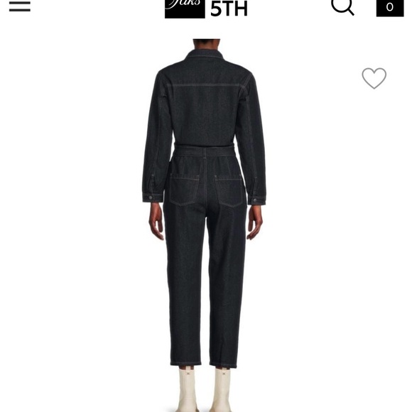 SOLD!! Lea & Viola Blue Jumpsuit - Picture 2 of 11